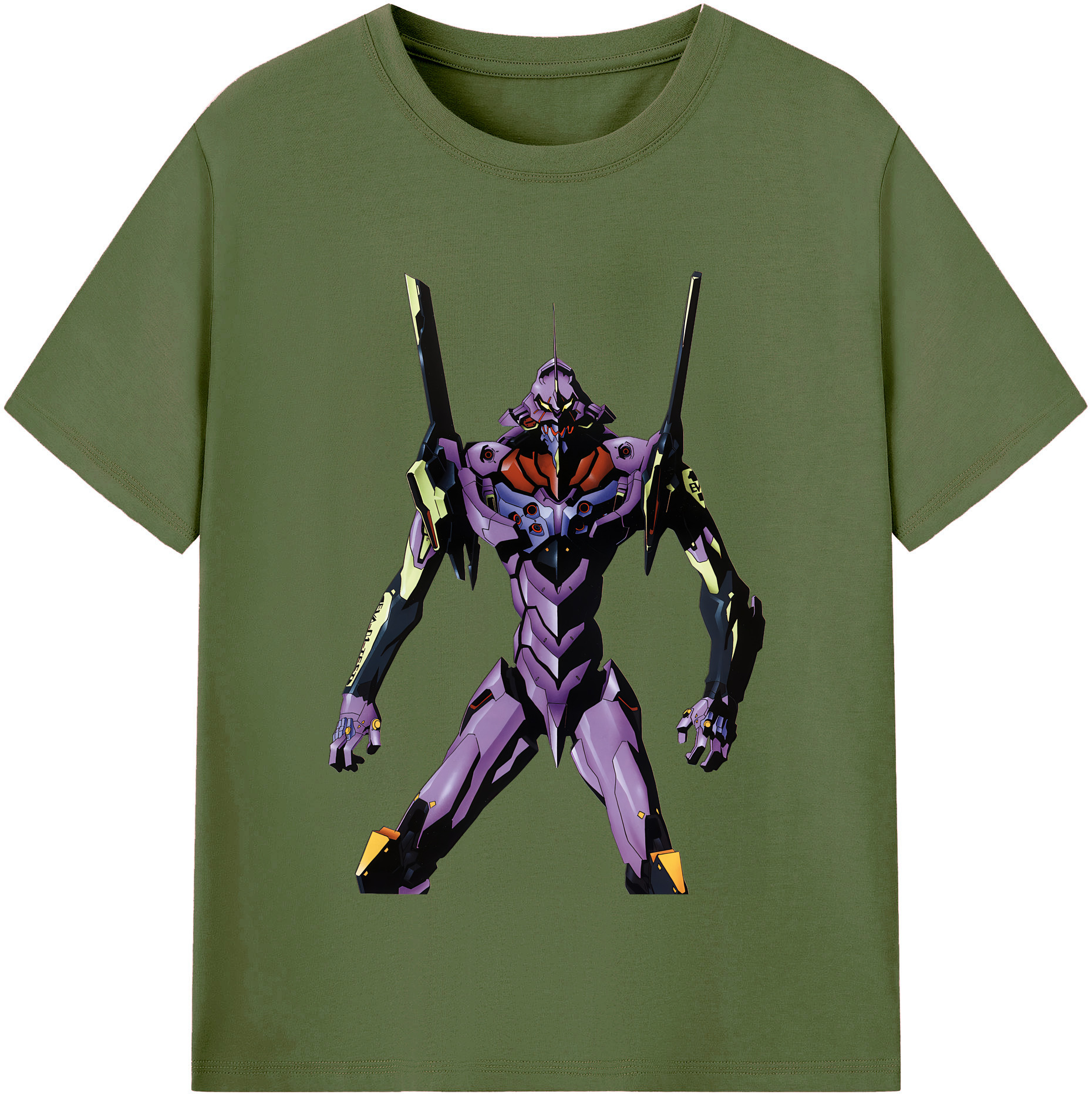 （画像用） EVA 新世紀エヴァンゲリオン 綿100％半袖Tシャツ（フロントプリント）